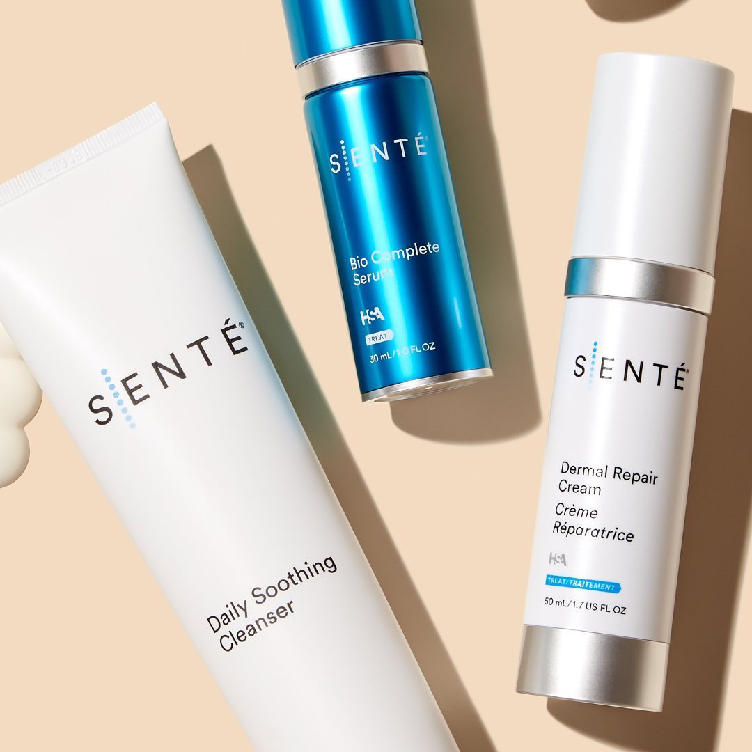 sente labs products at valley dermatology